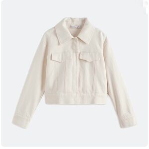 Stitch Fix‎ Vero Moda Cream Denim Jacket size Medium